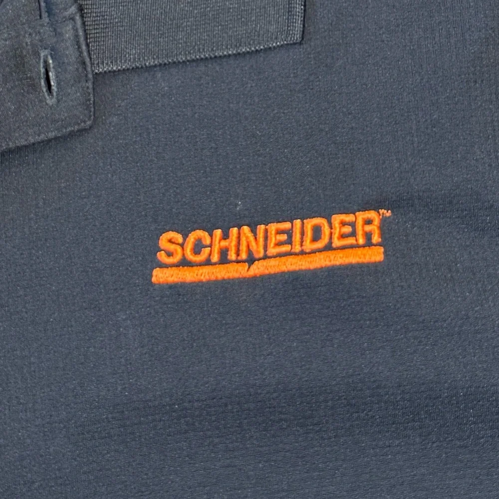 Official SCHNEIDER National Trucking Rail Intermodal Polo Shirt 3XL - Picture 3 of 8